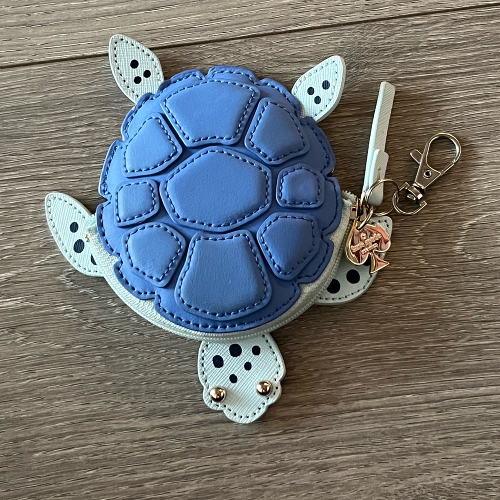 Kate Spade RARE Limited Edition Turtle Coin Pouch/Keychain - Picture 2 of 12